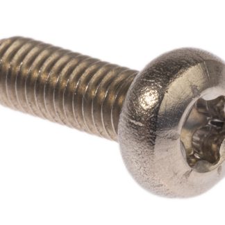 Vite Torx Conica in Acciaio inox Liscio RS PRO, filettatura M4, guida a Incasso Torx