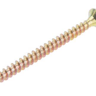 Vite per legno Svasata in Acciaio passivato giallo, zincato RS PRO 50mm, filettatura 4mm, guida Pozidriv