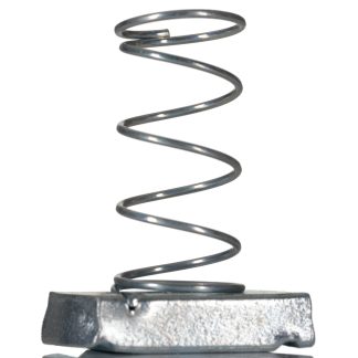 Dado per profilato in Zincato lucido RS PRO, filettatura 10mm, base dado 8x19mm 4.25kg