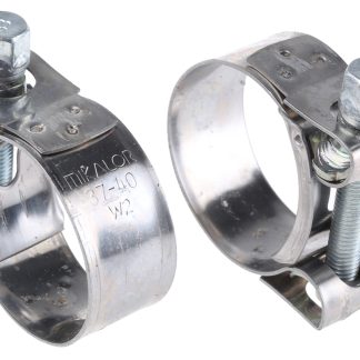 Fascetta stringitubo Jubilee (Bullone) RS PRO, Ø 37 → 40mm in acciaio inox, bullone in acciaio zincato