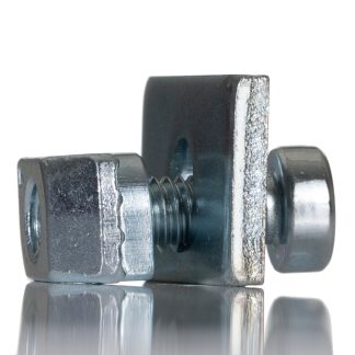 Kit di connettori Bosch Rexroth in Acciaio, per profili da 10, scalanatura da 10mm, Ø 28mm