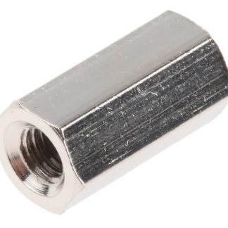 Distanziale filettato Esagonale Femmina/Femmina, in Ottone, L. 10mm, M3