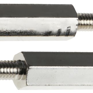 Distanziale filettato Esagonale Maschio/Femmina, in Ottone, L. 25mm, M4