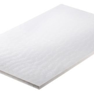 Foglio di plastica Tipo pieno RS PRO in PET, Bianco, 500mm x 300mm x 10mm