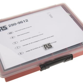 Kit viti e bulloni in Acciaio Galvanizzato RS PRO, guida a Esagono incassato, 415 pezzi, filettatura M3, M4, M5, M6,