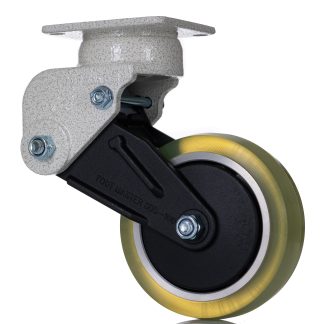 Ruota per carrelli non orientabile RS PRO in Gomma, Ø 100mm, 110kg