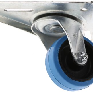 Ruota per carrelli orientabile Flexello in Gomma, Ø 75mm, 90kg