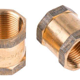 Accoppiatore in Bronzo Diritto RS PRO, BSPP Femmina 3/4poll - Femmina 3/4poll