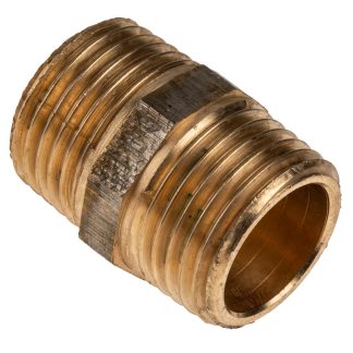 Nipplo in Bronzo Diritto RS PRO, BSPT Maschio 1/2poll - Maschio 1/2poll