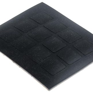 Feltrino antiscivolo Adesivo RS PRO in Polimero, forma quadrata x 3mm