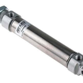 Cilindro pneumatico a stelo RS PRO ISO 6432, Doppio effetto, foro da 25mm, corsa 80mm, 10 bar max