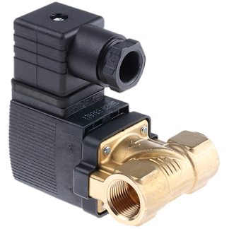 Elettrovalvola NC Burkert, 10 bar max, 2 porte , 24 V c.a., 3/8poll