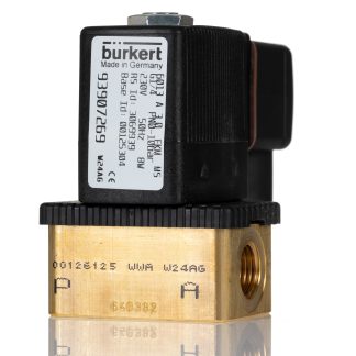 Elettrovalvola NC Burkert, 10 bar max, 2 porte , 230 V c.a., 1/4poll