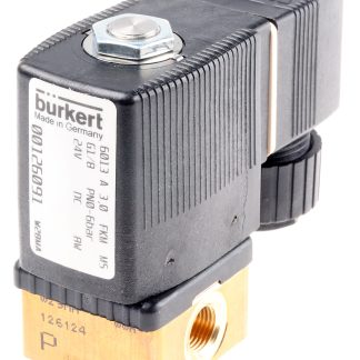 Elettrovalvola NC Burkert, 6 bar max, 2 porte , 24 V c.c., 1/8poll
