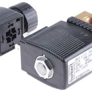 Elettrovalvola NC Burkert, 16 bar max, 2 porte , 230 V c.a., 1/8poll