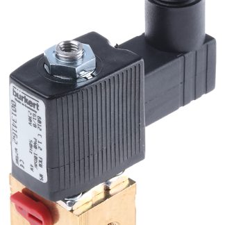 Elettrovalvola NC Burkert, 10 bar max, 3 porte , 230 V c.a., 1/8poll