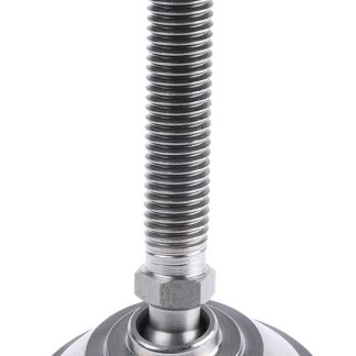 Piedino regolabile Nu-Tech Engineering in Acciaio inossidabile, M12 x 75mm, 1500kg