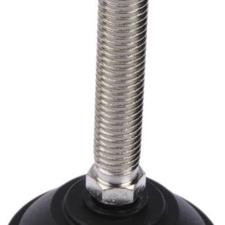 Piedino regolabile Nu-Tech Engineering in Acciaio nichelato, M12 x 75mm, 600kg