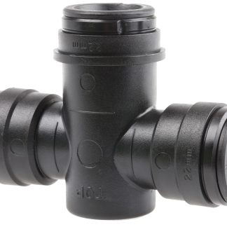 T separatore d'acqua 90° JG Speedfit in CPVC 22mm