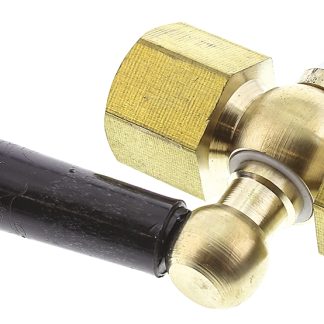 Rubinetto manometro RS PRO, 16 bar max, connessione BSP 3/8" femmina x BSP 3/8" femmina