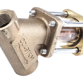 Valvola di non ritorno in Bronzo Spirax Sarco, 1/2poll, 3,6 bar max, tipo , con vetro d'ispezione