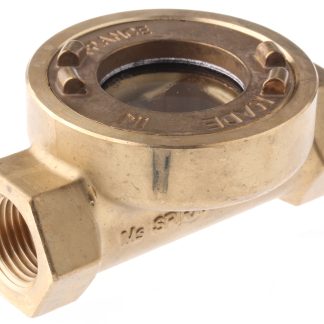 Valvola di non ritorno in Ottone Spirax Sarco, 1/2poll, 3,5 bar max, con vetro d'ispezione