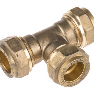 Raccordo a T equivalente in Ottone A T Pegler Yorkshire Femmina - Femmina
