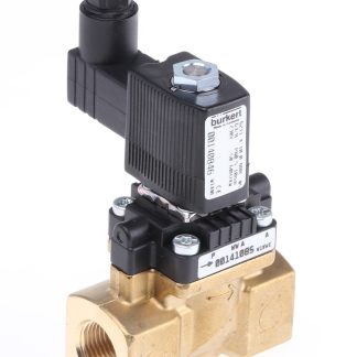 Elettrovalvola NC Burkert, 10 bar max, 2 porte , 230 V c.a., 3/8poll