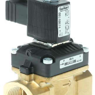 Elettrovalvola NC Burkert, 10 bar max, 2 porte , 230 V c.a., 3/4poll