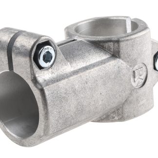 Morsetto ad angolo Rose+Krieger in Alluminio pressofuso, per profili da 50 mm, Ø 50mm