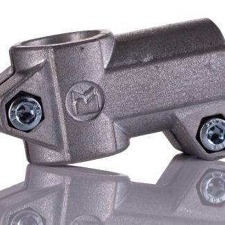 Morsetto ad angolo Rose+Krieger in Alluminio pressofuso, per profili da 30 mm, Ø 30mm, M8