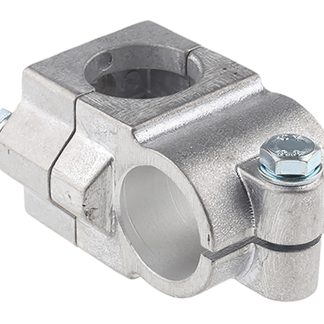 Morsetto a croce Rose+Krieger in Alluminio pressofuso, per profili da 30 mm, Ø 30.1mm, M6