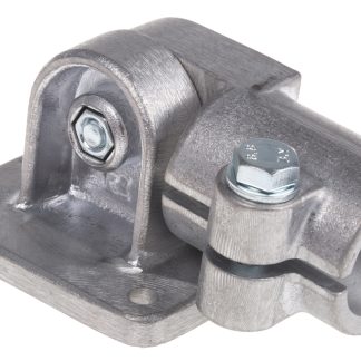 Morsetto cerniera Rose+Krieger in Alluminio pressofuso, per profili da 30 mm, Ø 30.1mm, M8