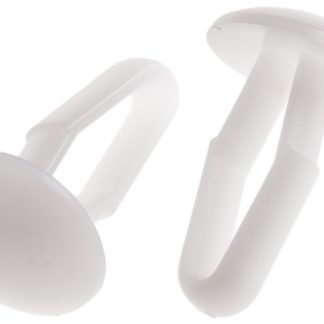 Rivetto A scatto Essentra in POM, col. Bianco, Ø 4.7mm, L. 15mm