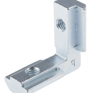 Staffa interna Bosch Rexroth in Acciaio galvanizzato, per profili da 30 mm → 60 mm, scalanatura da 8mm, M6