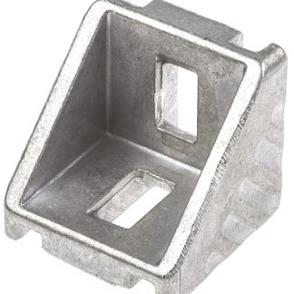 Staffa angolare Bosch Rexroth in Alluminio pressofuso, per profili da 30 mm, scalanatura da 8mm, M6, L. 14mm