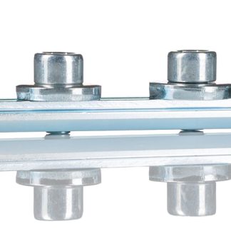 Connettore di profilo Bosch Rexroth in Acciaio galvanizzato, per profili da 30 mm, scalanatura da 8mm, M6, L. 10mm