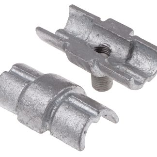 Morsetto di collegamento RS PRO in Ghisa, per profili da Tipo 2, Ø 42.4mm, L. 75mm