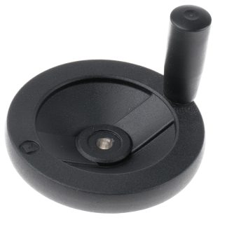 Volantino manuale Girevole Rose+Krieger Ø 100mm, in Alluminio pressofuso, foro da 8mm