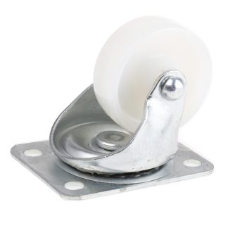 Ruota per carrelli orientabile Flexello in Nylon, Ø 63mm, 85kg