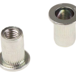 Inserto filettato in Acciaio Liscio Böllhoff, M6, Ø flangia 13mm, Ø foro di fissaggio 9mm