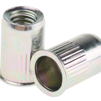 Inserto filettato in Acciaio Liscio Böllhoff, M6, Ø flangia 10mm, Ø foro di fissaggio 9mm