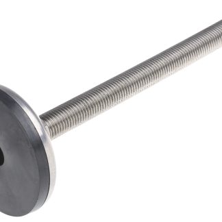 Piedino regolabile Nu-Tech Engineering in Acciaio inossidabile, M16 x 200mm, 750kg