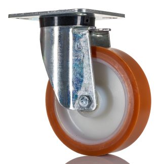 Ruota per carrelli orientabile LAG in Poliuretano, Ø 150mm, 400kg