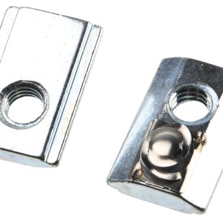 Dado per scanalature Rose+Krieger in Acciaio, per profili da 40 mm, M6