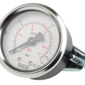 Manometro WIKA, 0bar, Ø est. 50mm, Cert. ISO