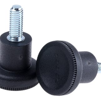 Manopola di serraggio zigrinata RS PRO, M8 x 20mm