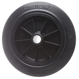 Ruota carrello Tente, tipo Rigido, in Gomma, Ø 250mm, carico 250kg