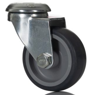 Ruota per carrelli orientabile Tente in Gomma, Ø 50mm, 30kg