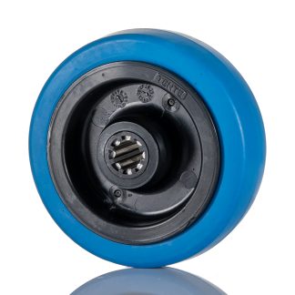 Ruota carrello Tente, tipo Gomma morbida, in Gomma, Ø 100mm, carico 160kg